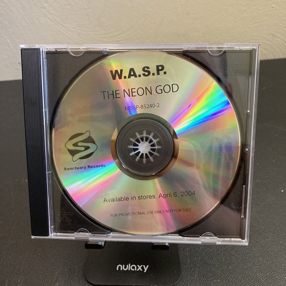 WASP CD The Neon God 2004 Promo Version RARE Sanctuary Records W.A.S.P. Metal